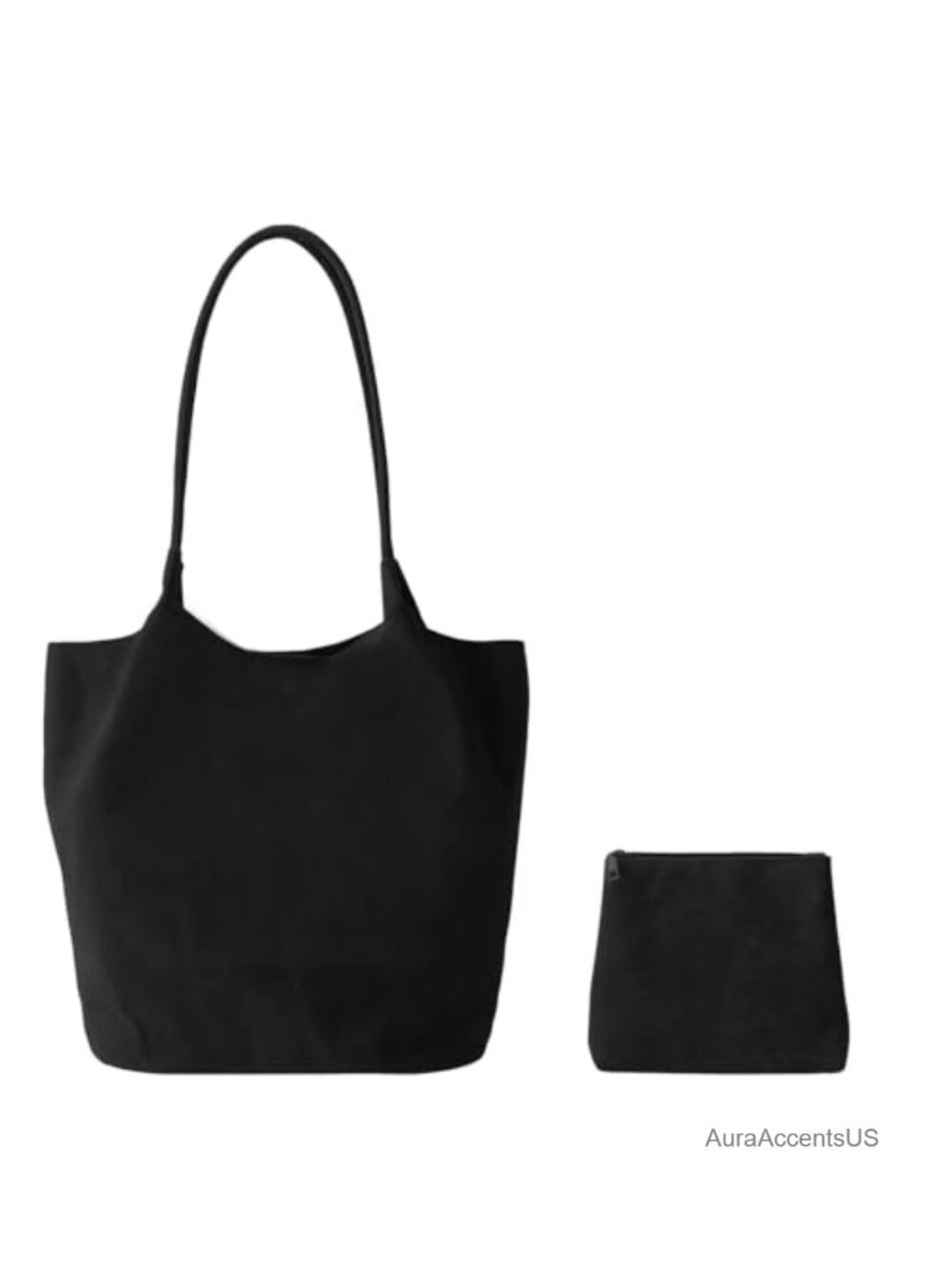 Large Suede Tote Bag for Women, Soft Vegan Leather Hobo Handbag Trendy Top